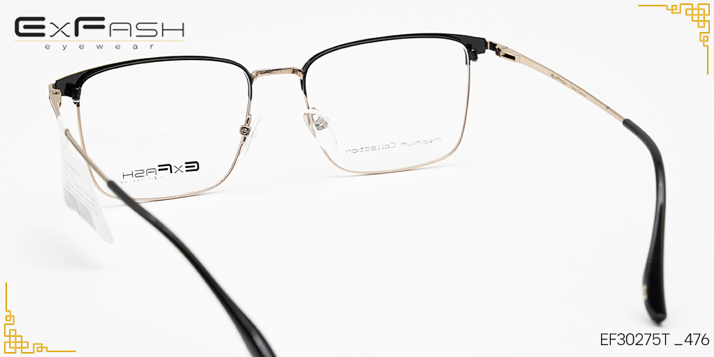 Gọng kính Hợp Kim Exfash EF30275T _476 - Hình 4