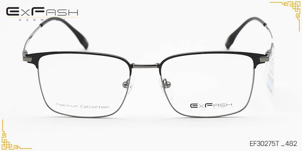 Gọng kính Hợp Kim Exfash EF30275T _482 - Hình 3
