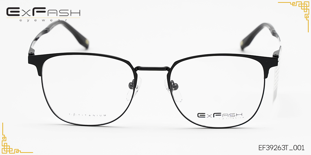 Gọng Kính Hợp Kim Exfash EF39263T_001 - Hình 3