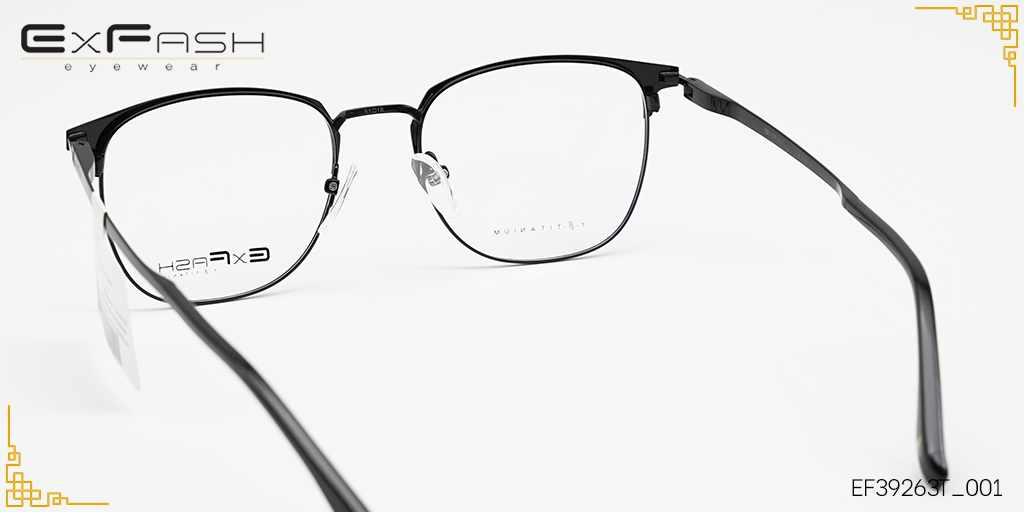 Gọng Kính Hợp Kim Exfash EF39263T_001 - Hình 4