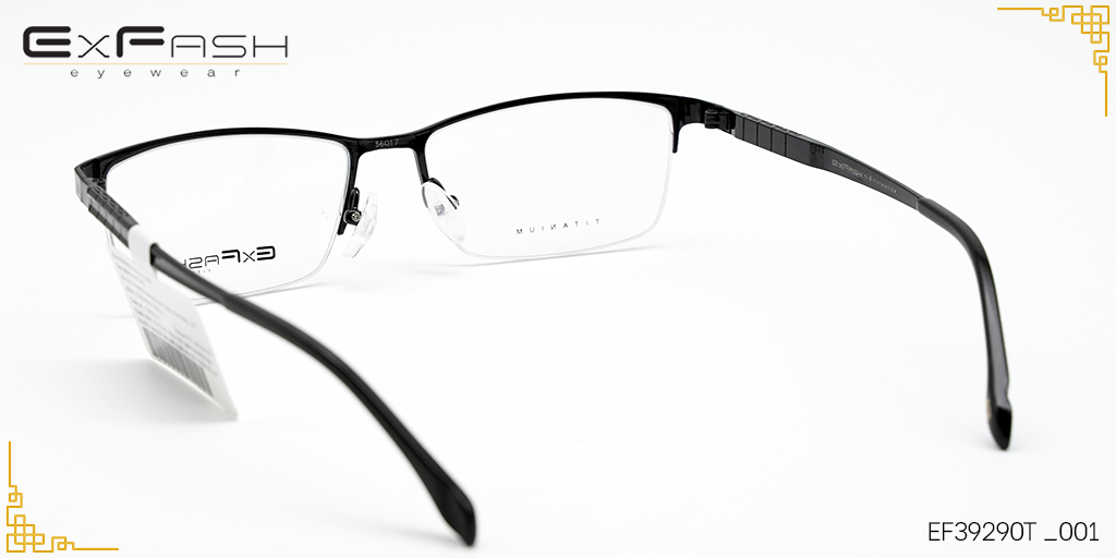 Gọng Kính Titanium Exfash EF39290T 001 - Hình 4