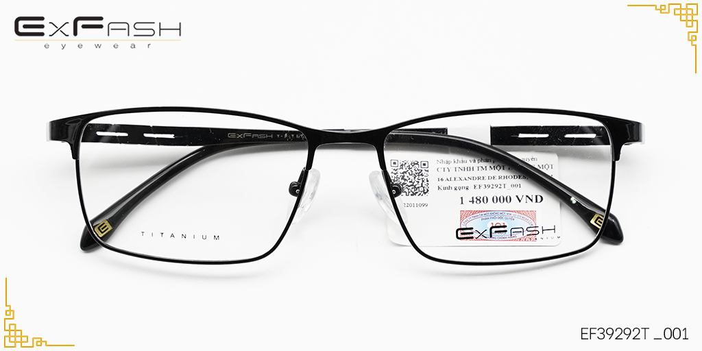Gọng Kính Exfash EF39292T 001 - Hover