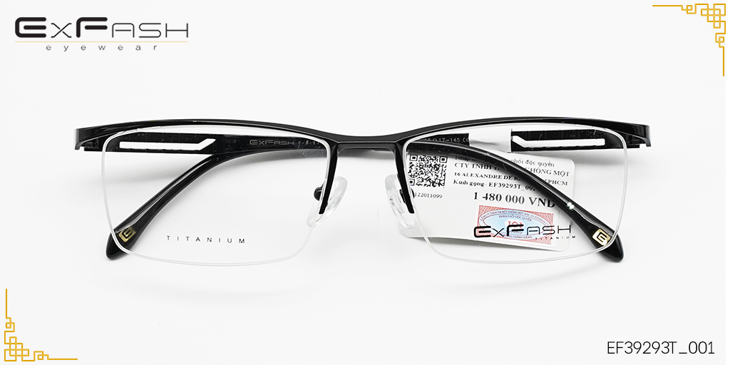Gọng Kính Exfash EF39293T 001 - Hover