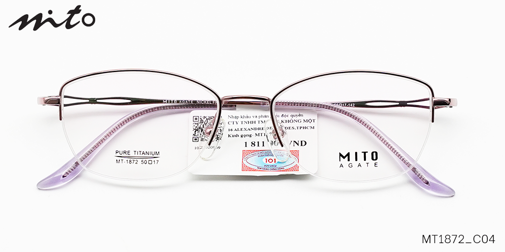 Gọng Kính Mito Pure-Titanium MT1872_C04 - Hover