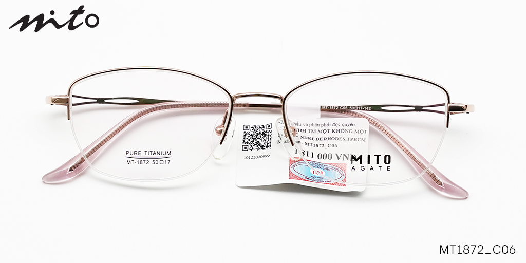 Gọng Kính Mito Pure-Titanium MT1872_C06 - Hover