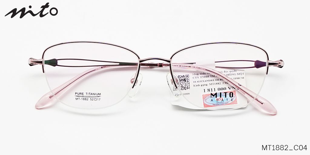 Gọng Kính Mito Pure-Titanium MT1882_C04 - Hover