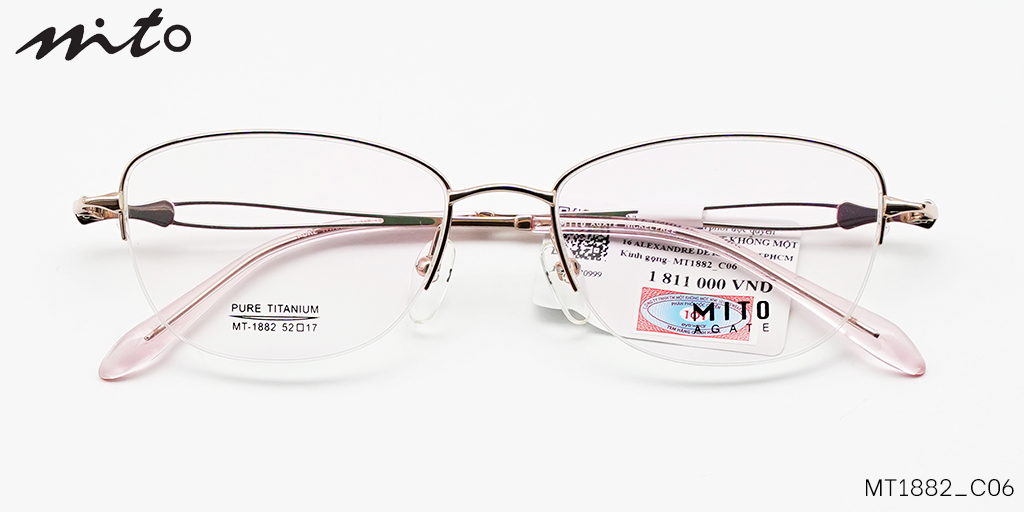 Gọng Kính Mito Pure-Titanium MT1882_C06 - Hover