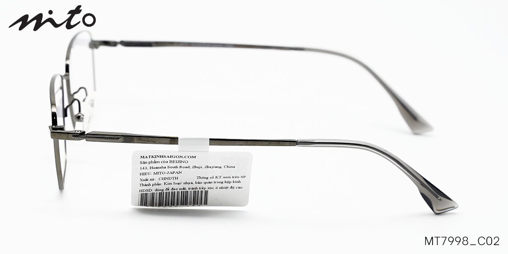 Gọng Kính Mito Pure-Titanium MT7998_C02 - Hình 5