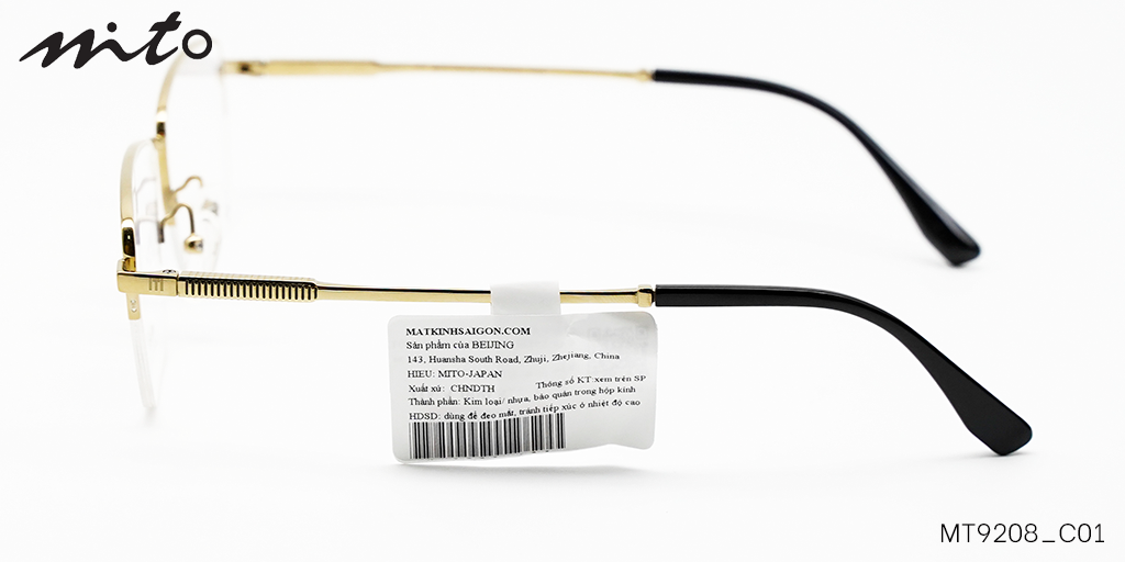 Gọng Kính Mito Pure-Titanium MT9208_C01 - Hình 5
