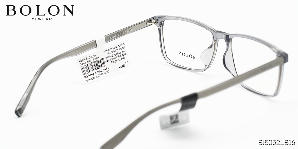 GỌNG KÍNH NHỰA ACETATE BOLON BJ5052_B16 - Hình 4