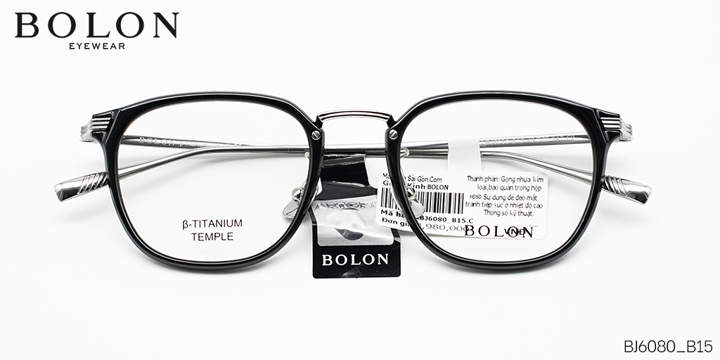 GỌNG KÍNH NHỰA HỢP KIM BOLON BJ6080_B15 - Hover