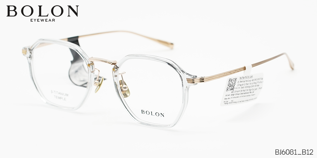 GỌNG KÍNH NHỰA HỢP KIM BOLON BJ6080_B12 - Hình 4