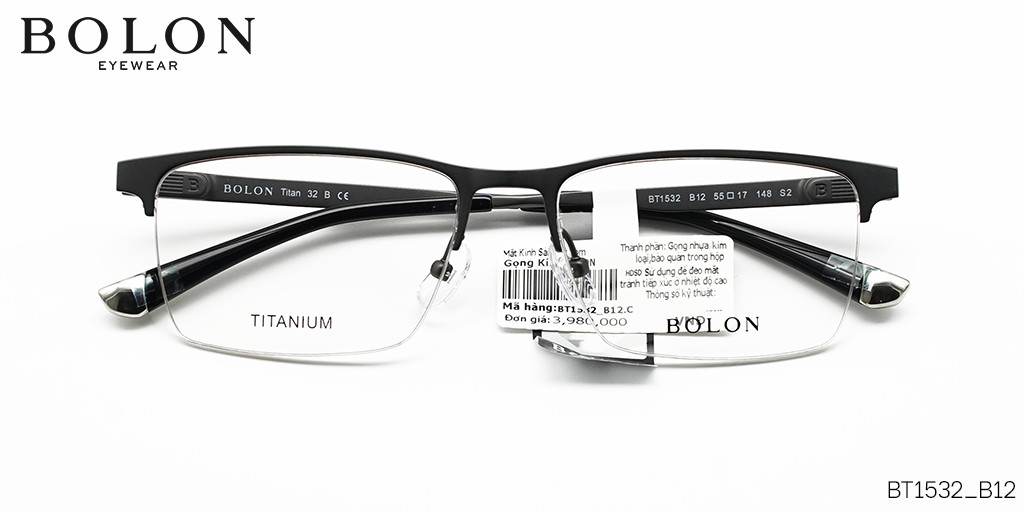 GỌNG KÍNH TITANIUM BOLON BT1532_B12 - Hover
