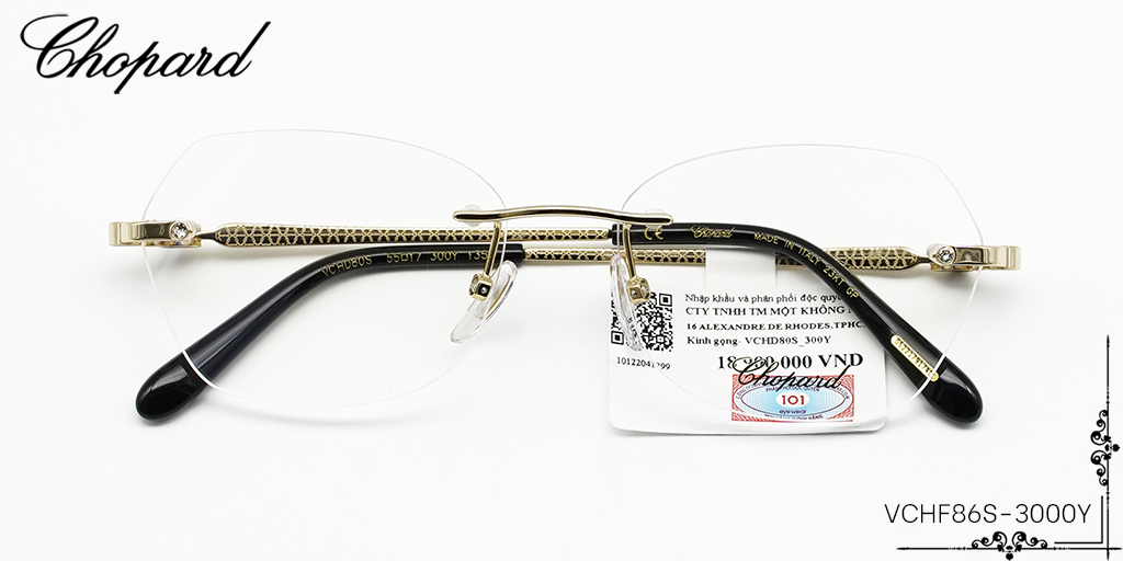 Gọng Kính Chopard VCHF86S 300Y - Hover