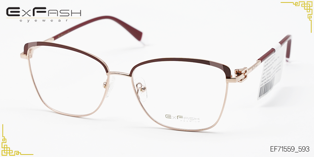 Gọng Kính Hợp Kim Exfash EF71559_593