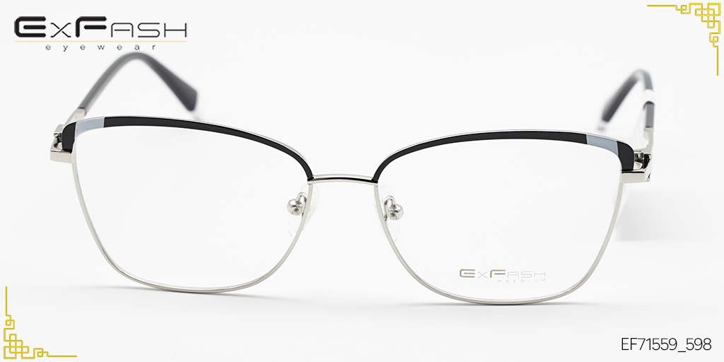Gọng Kính Hợp Kim Exfash EF71559_598 - Hình 3