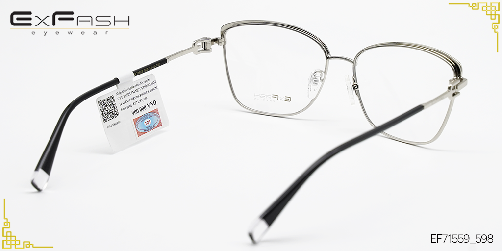 Gọng Kính Hợp Kim Exfash EF71559_598 - Hình 4