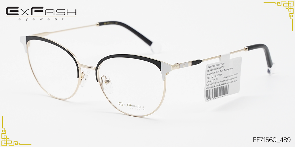 Gọng Kính Hợp Kim Exfash EF71560_489 - Hình 5
