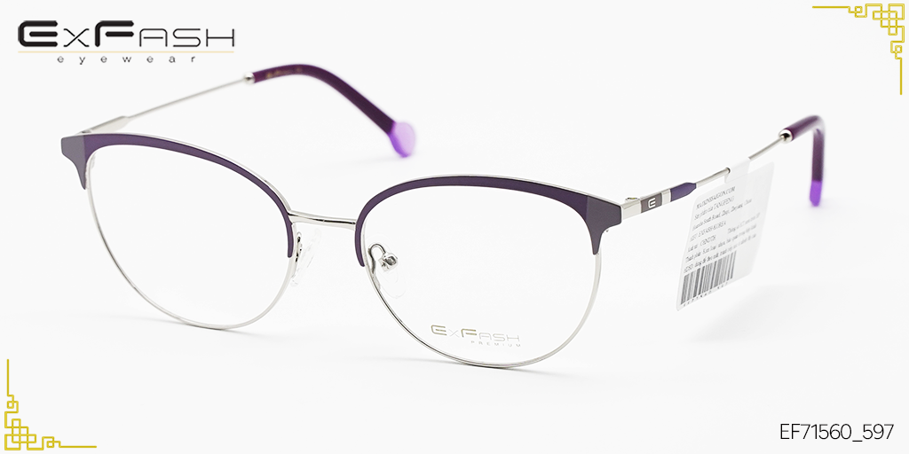 Gọng Kính Hợp Kim Exfash EF71560_597