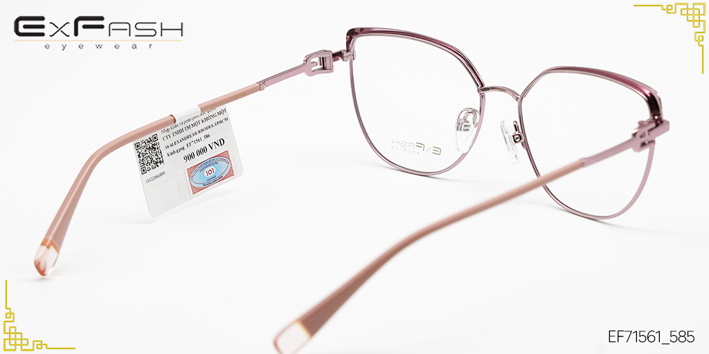 Gọng Kính Hợp Kim Exfash EF71561_585 - Hình 4