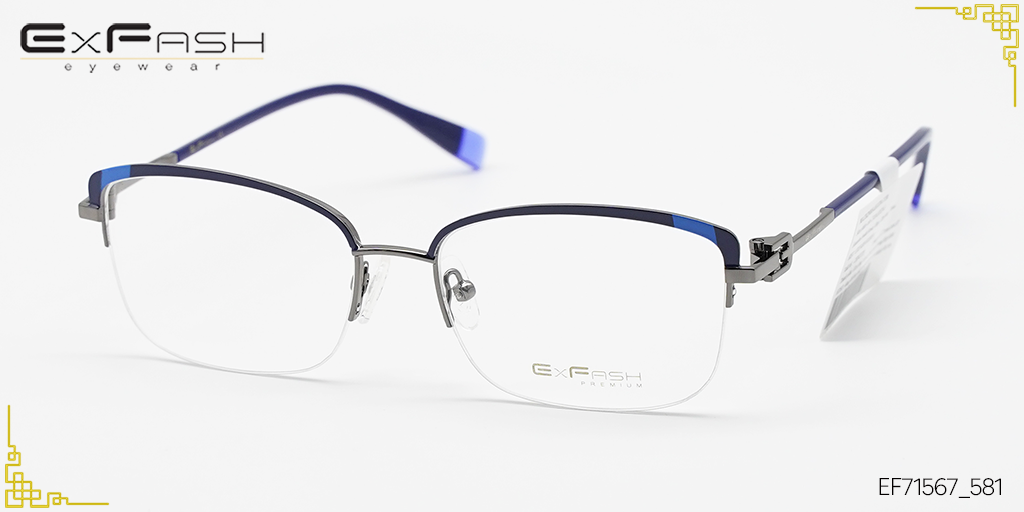 Gọng Kính Hợp Kim Exfash EF71567_581