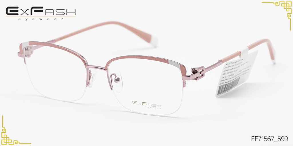 Gọng Kính Hợp Kim Exfash EF71567_599