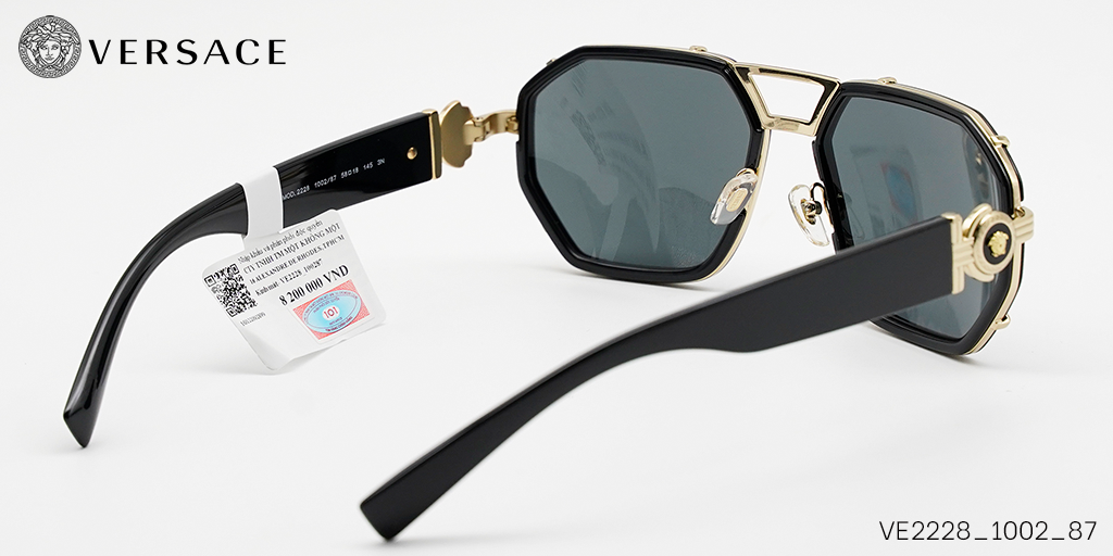 Kính Mát VERSACE VE2228 1002 87 - Hình 4