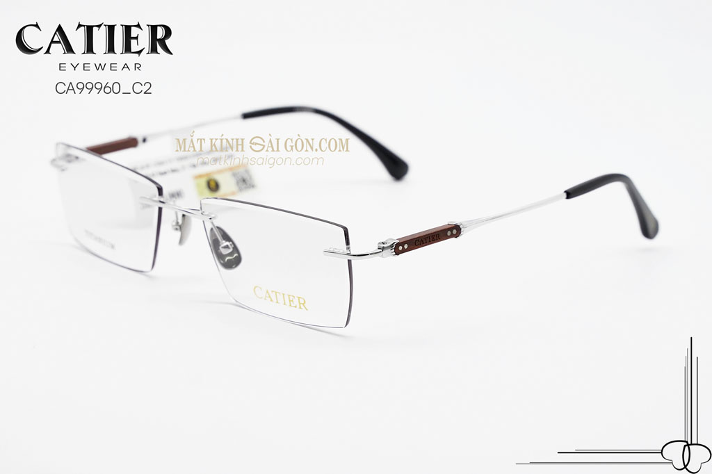 Gọng Kính Khoan Catier CA99960 C2 - Hình 6