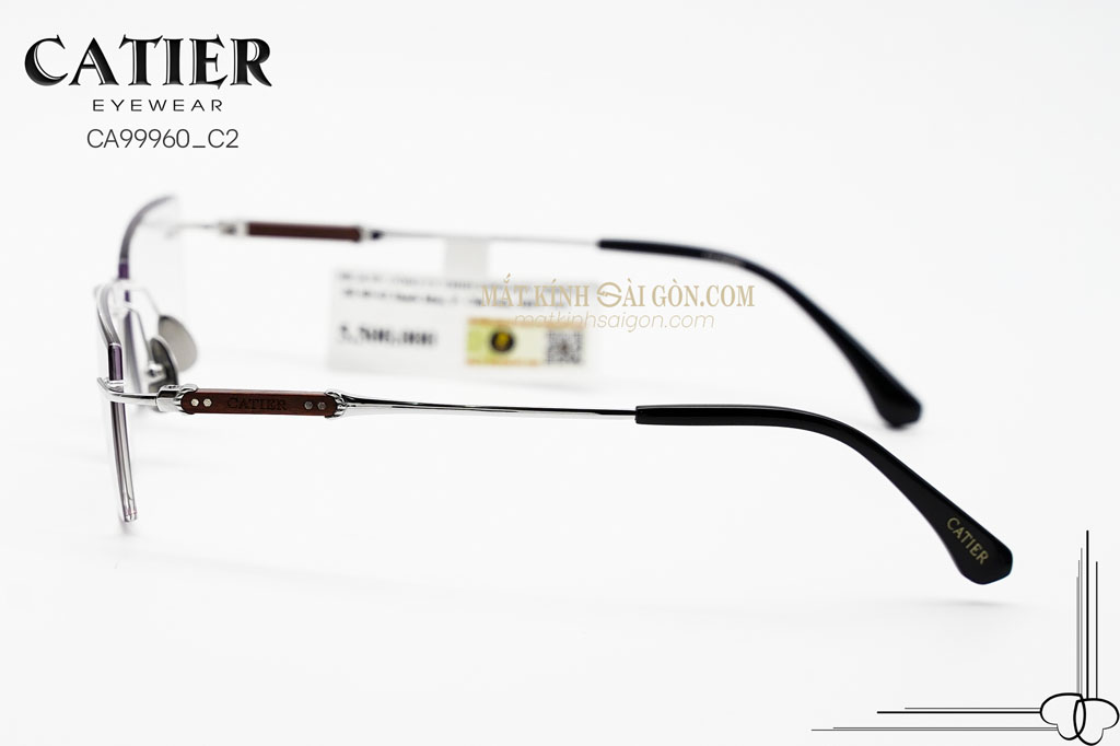 Gọng Kính Khoan Catier CA99960 C2 - Hình 7