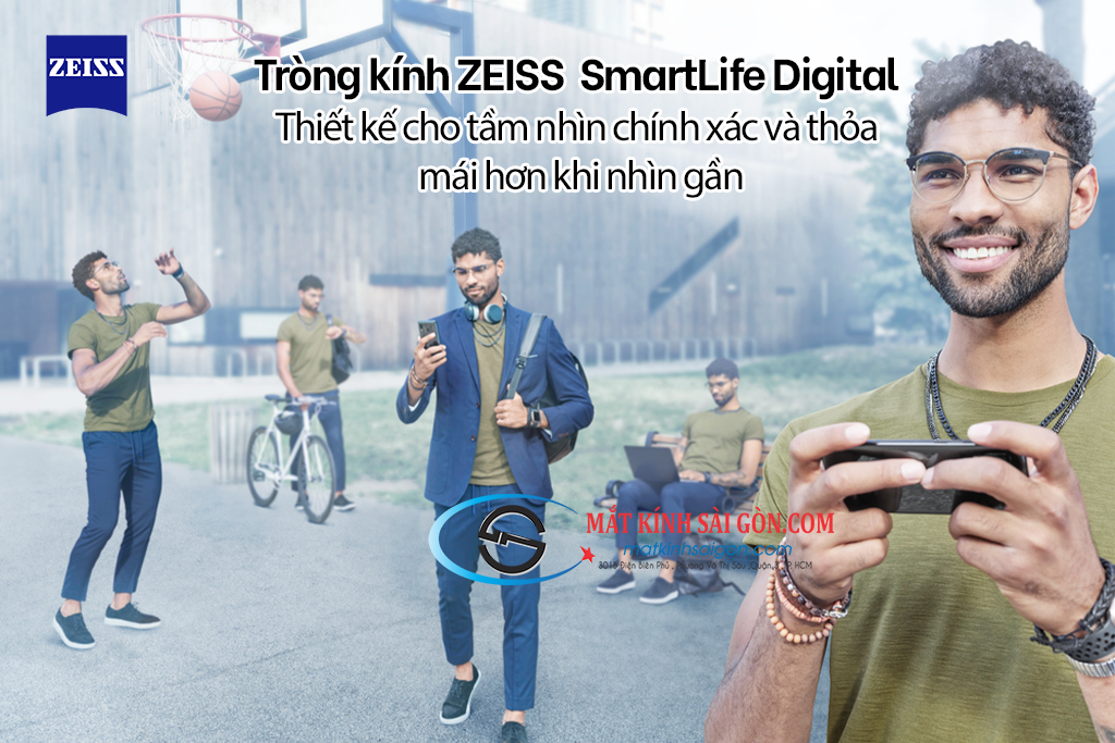 Tròng Kính 1.56 ZEISS SmartLife Digital - Hover