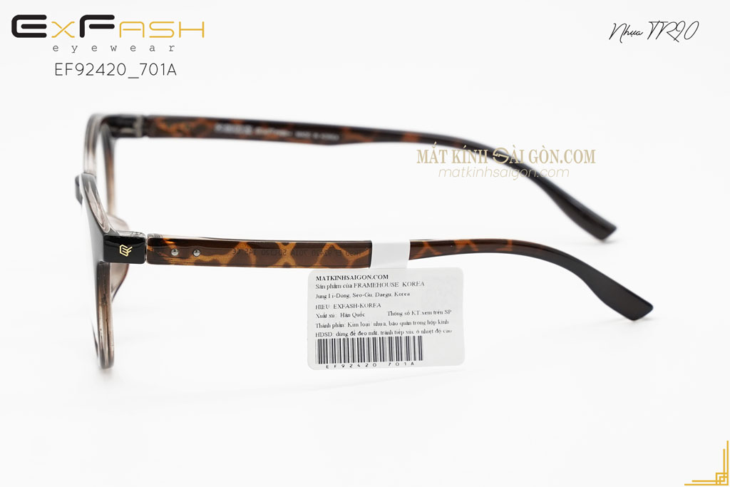 Gọng Kính Nhựa ExFash EF92420 701A - Hình 6