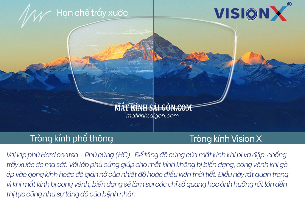 TRÒNG KÍNH 1.60 ĐỔI MÀU VISION X AS SUN PROTECT - Hình 5