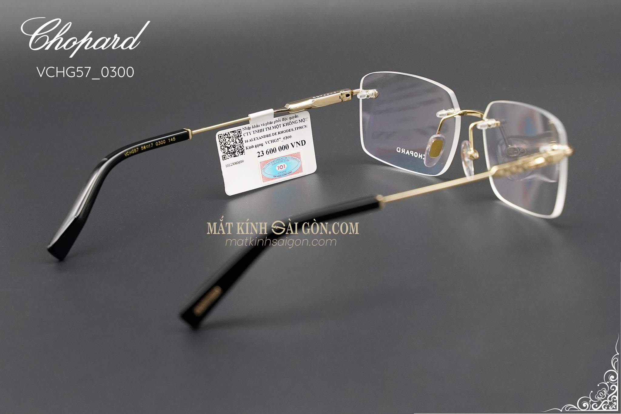 Gọng kính CHOPARD VCHG57 0300 - Hình 7