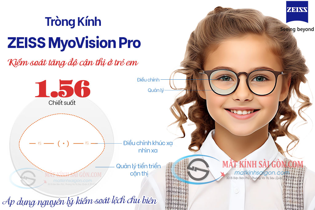 TRÒNG KÍNH 1.56 ZEISS MYOVISION PRO