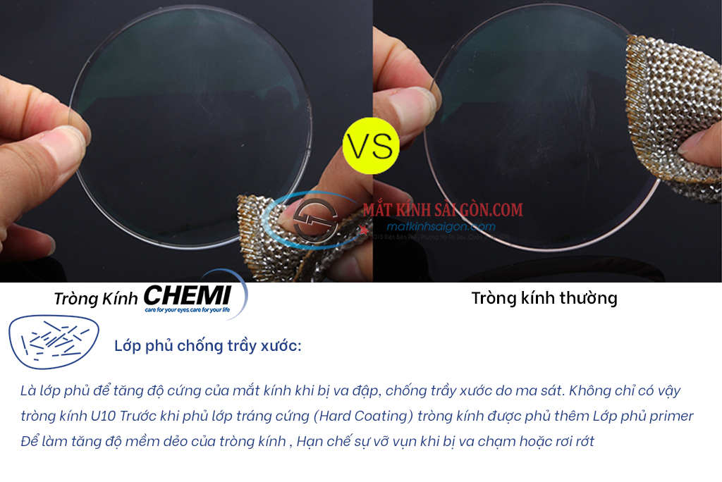 TRÒNG KÍNH ĐỔI MÀU 1.67 CHEMI PHOTO BLUE - Hình 6