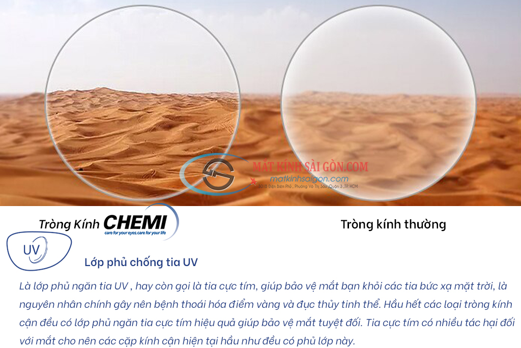 TRÒNG KÍNH ĐỔI MÀU 1.67 CHEMI PHOTO BLUE - Hình 10