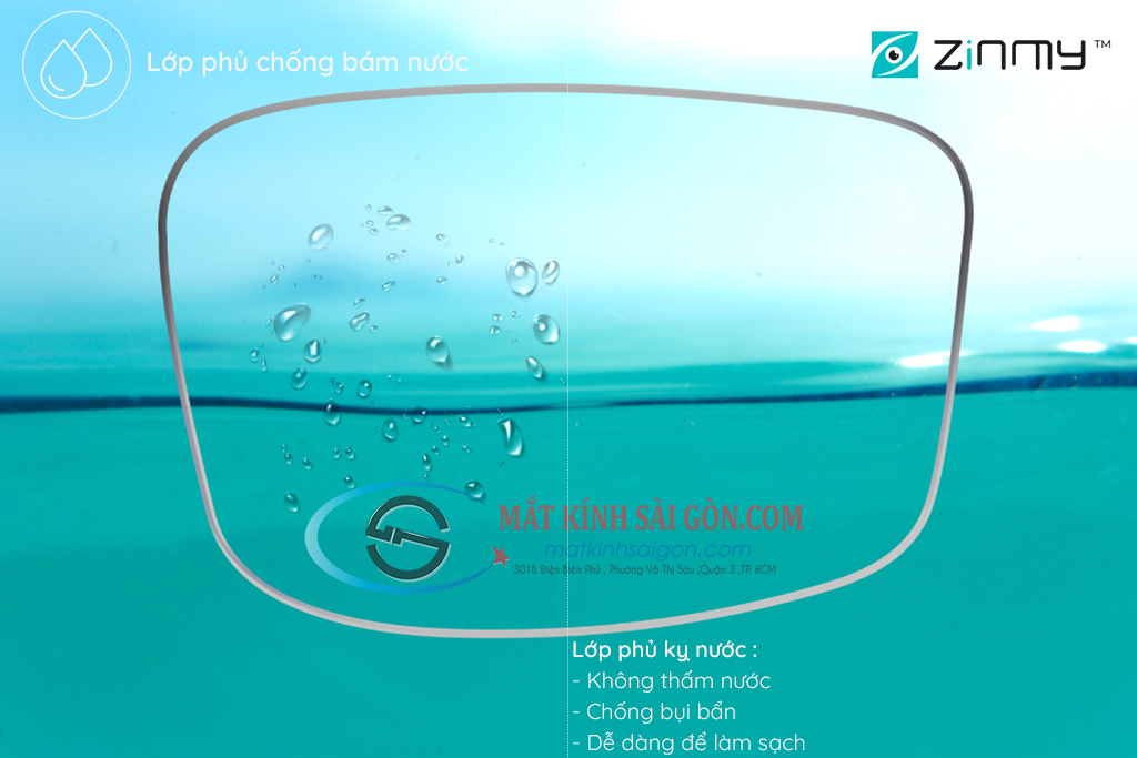 TRÒNG KÍNH ĐỔI MÀU 1.60 ZINMY BLUE TRANSFOMER - Hình 6