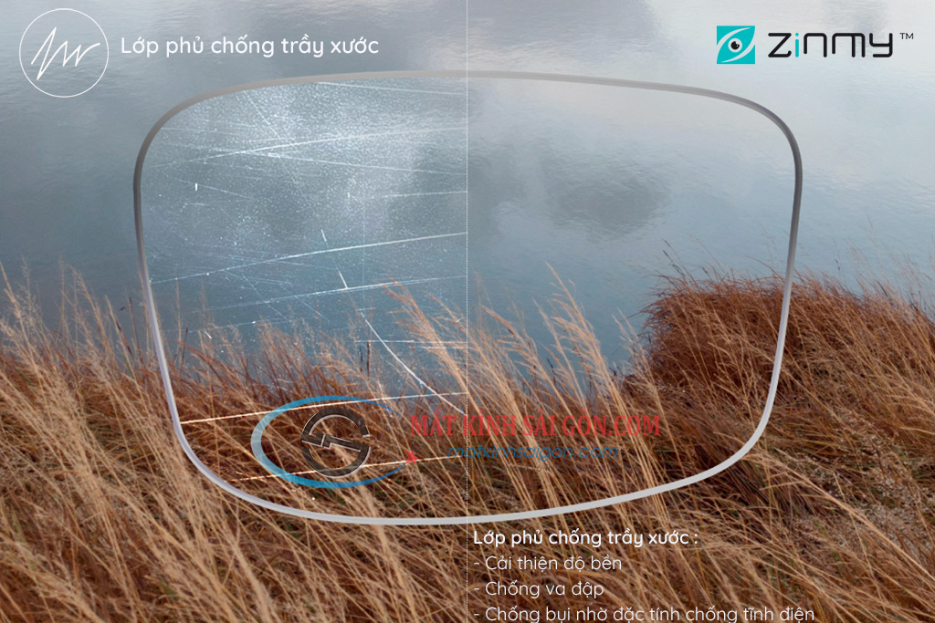 KÍNH ĐA TRÒNG ĐỔI MÀU CHỐNG BỂ 1.60 ZINMY DURAMAX FREESIGHT - Hình 10