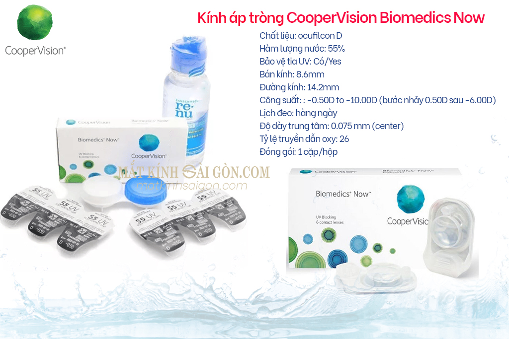 KÍNH ÁP TRÒNG COOPERVISION BIOMEDICS NOW - Hình 2